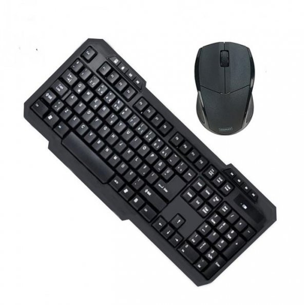 Wireless Kablosuz Mouse + Klavye Seti Set Pg-8012