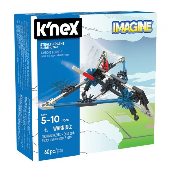 KNex Imagine Stealth Plane Building Set 17008