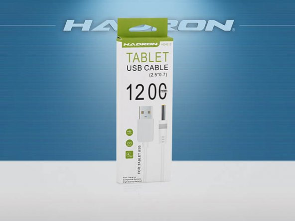HADRON HD4312/720 TABLET ADAPTÖR KABLOSU 2.5*0.7 120 CM KUTULU