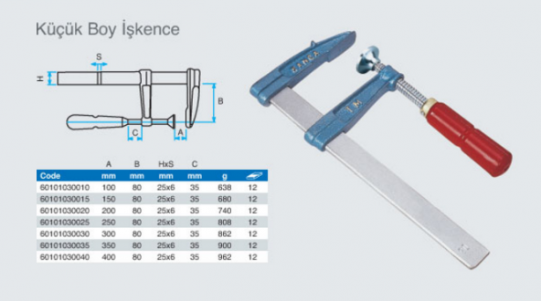 Küçük Tip Işkence 20 Cm 60101030020