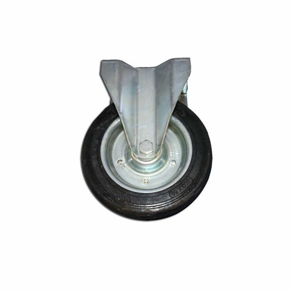 Sabit / Sac Cantli Kauçuk Burçlu Tekerlek 80X30 S-SLB80X30 ürün görseli