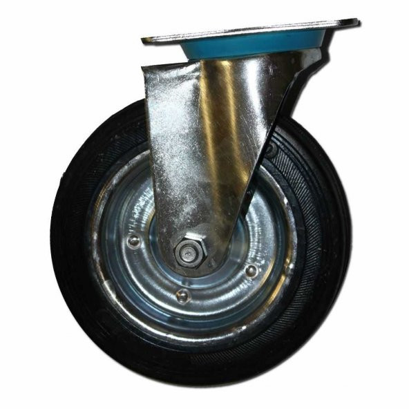 Döner/Sac Cantli Kauçuk Burçlu Tekerlek 200X50 D-SLB200X50 ürün görseli