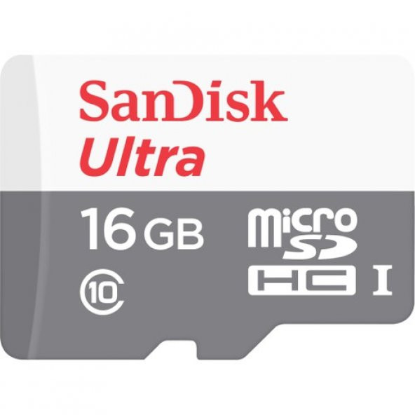 SanDisk 16GB Ultra MicroSD UHS-I SDSQUNS-016G-GN3MN Bellek Kartı