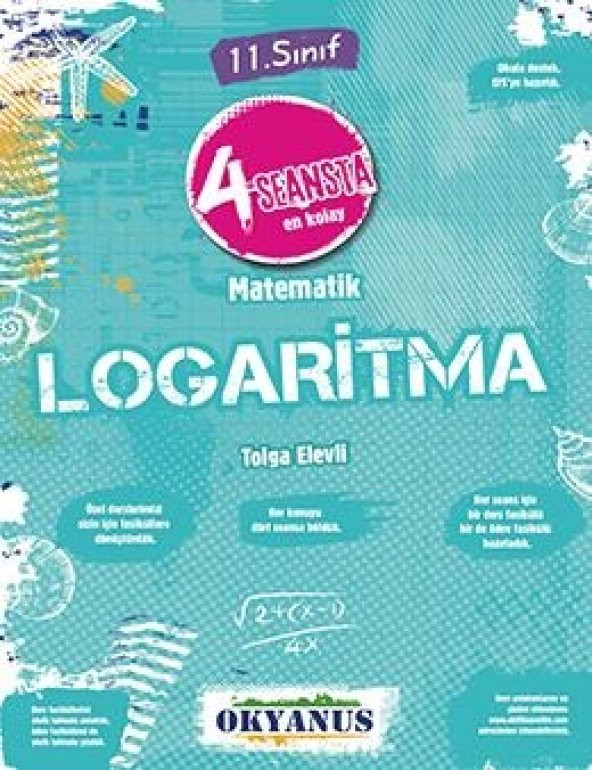 4 seansta en kolay 11.sınıf matematik logaritma okyanus yayınları - 1