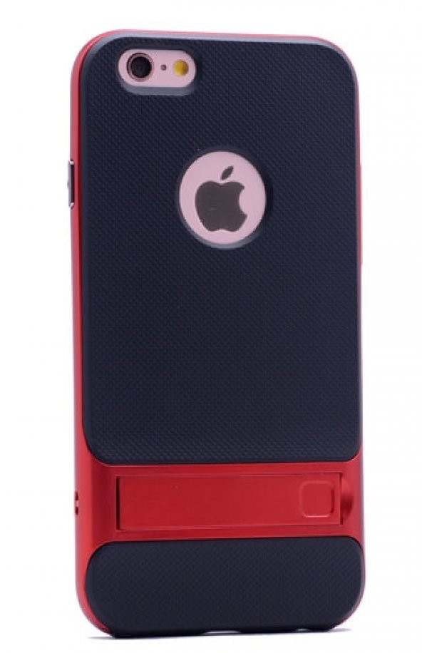 İPhone 7 Plus Kırmızı Stantlı Kılıf