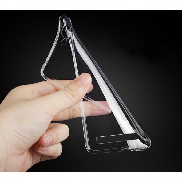 Galaxy S5 Şeffaf İnce Kılıf + Ekran Koruyucu Cam - 3