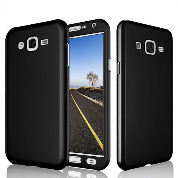 Samsung J7 2015/ J7 Core 360 Tam Koruma kılıf +Ekran Koruyucu Cam - 2