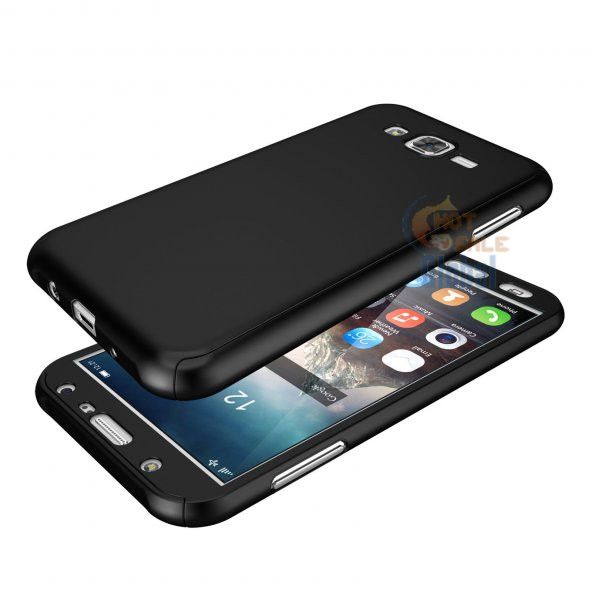 Samsung J7 2015/ J7 Core 360 Tam Koruma kılıf +Ekran Koruyucu Cam - 8