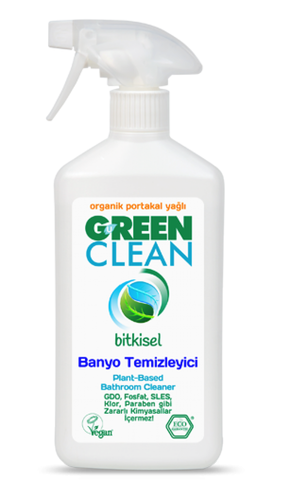 u green clean organik portakal yağlı bitkisel banyo temizleyici 500ml