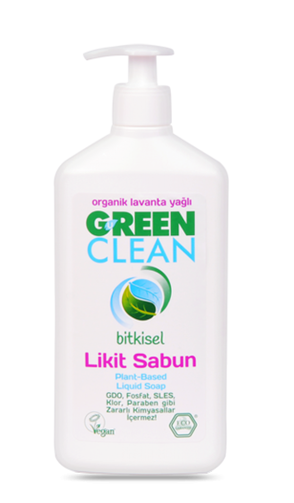 u green clean organik portakal yağlı bitkisel likit sabun 500ml