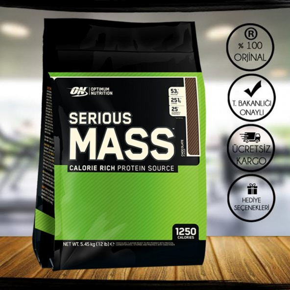 Optimum Serious Mass Gainer 5450g Karbonhidrat Tozu + 2 HEDİYELİ