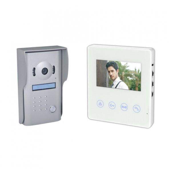 Multitek RL-B43M 4,3 lcd renkli görüntülü daire villa set