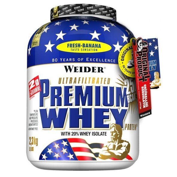 Weider Premium Whey Protein Tozu 2300 Gr MUZ AROMALI