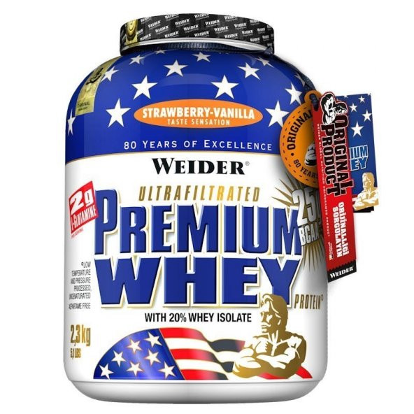 Weider Premium Whey Protein Tozu 2300 Gr VANİLYA ÇİLEK