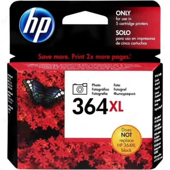 HP 364XL CB322E  Siyah Foto Mürekkep Orjinal Kartuş