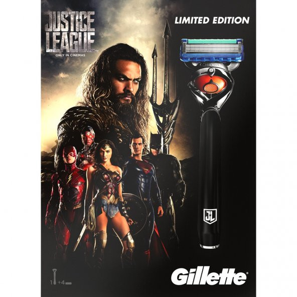 Gillette Fusion ProGlide Flexball Justice League Özel Paketi
