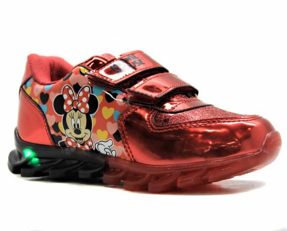 Minnie Mouse Spor Ayakkabı Işıklı Mickey Mouse Çocuk Spor