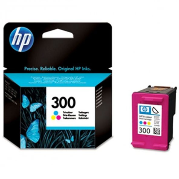 HP 300 CC643E  Renkli Mürekkep Orjinal Kartuş