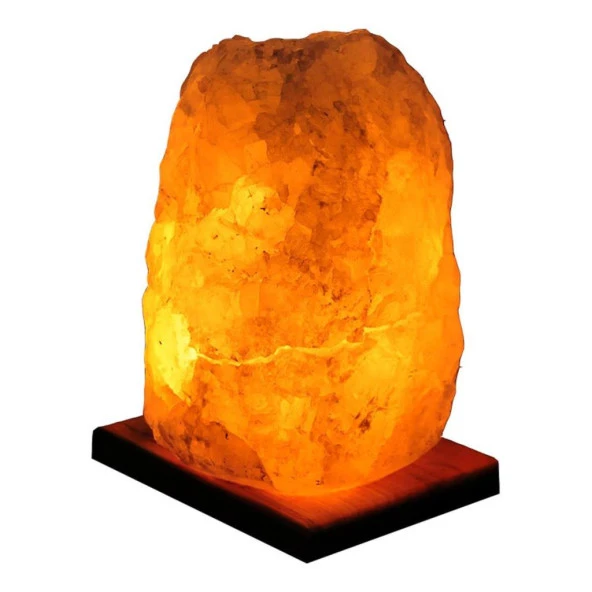 Doğal Kristal Kaya Tuzu Lambası Çankırı 3-4Kg Kablolu Ampullü