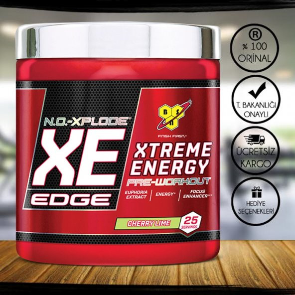 BSN NO-Xplode XE Edge (pre-workout) 225 Gr + 2 Hediye