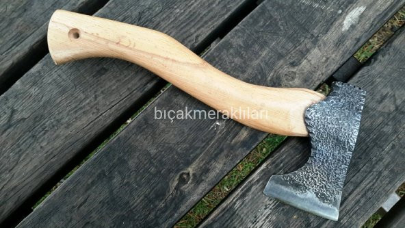 EL DÖVMESİ BALTA-34CM-KAYIN AĞACI SAP-EL İŞÇİLİĞİ - 2