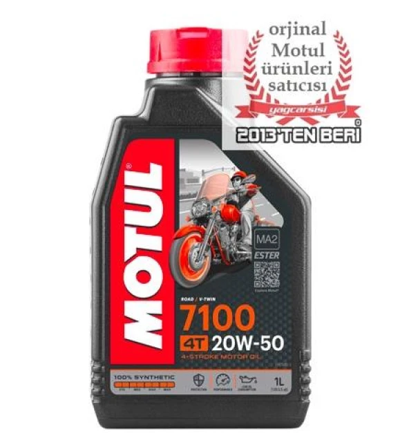 MOTUL 7100 4T 20W50 - 1 LİTRE