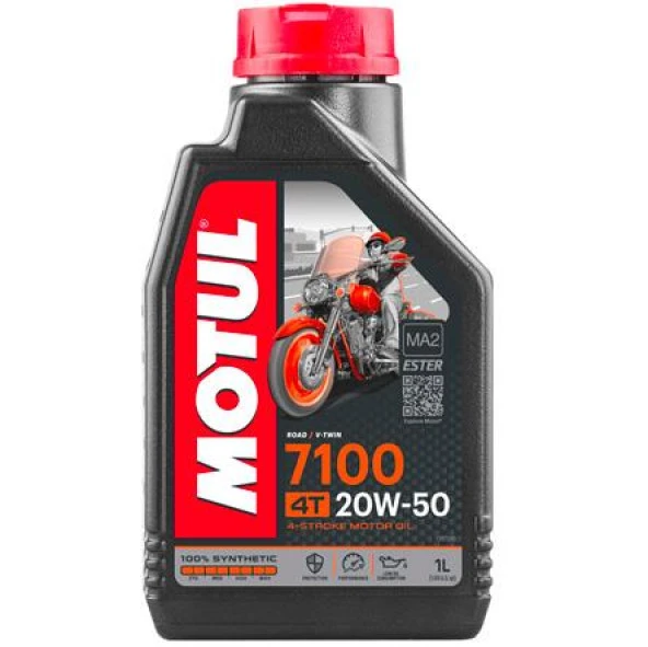 MOTUL 7100 4T 20W50 - 1 LİTRE - Resim 2
