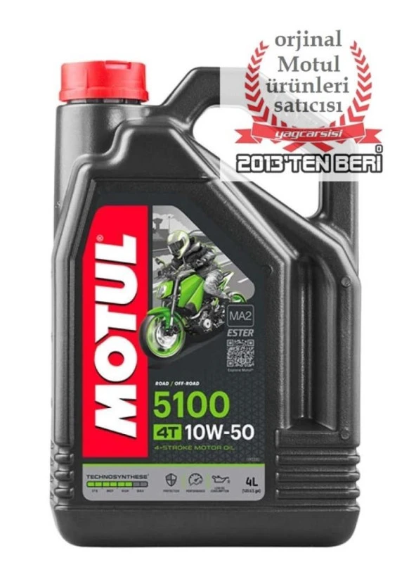 MOTUL 5100 4T 10W50 - 4 LİTRE