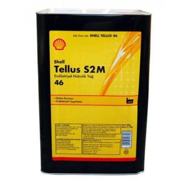 SHELL TELLUS S2 M 46 TENEKE 16 LİTRE - HİDROLİK YAĞ