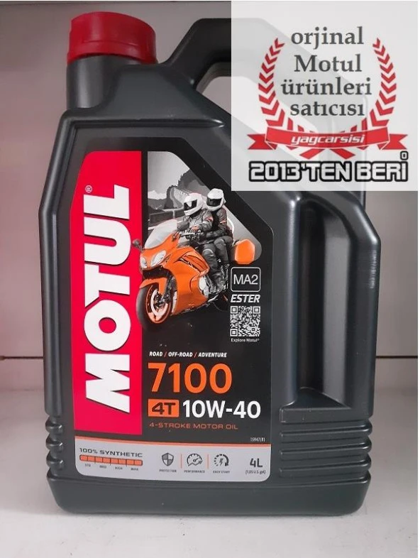 MOTUL 7100 4T 10W40 - 4 LİTRE