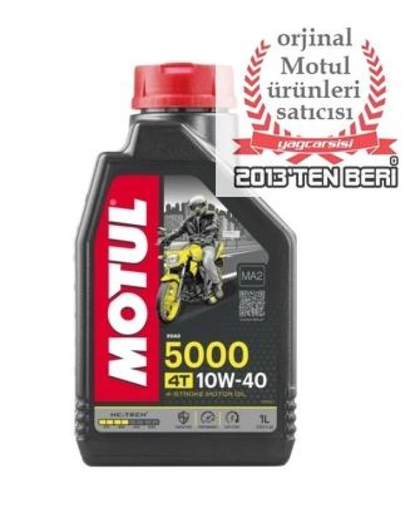 MOTUL 5000 4T 10W40 - 1 LİTRE - Resim 2
