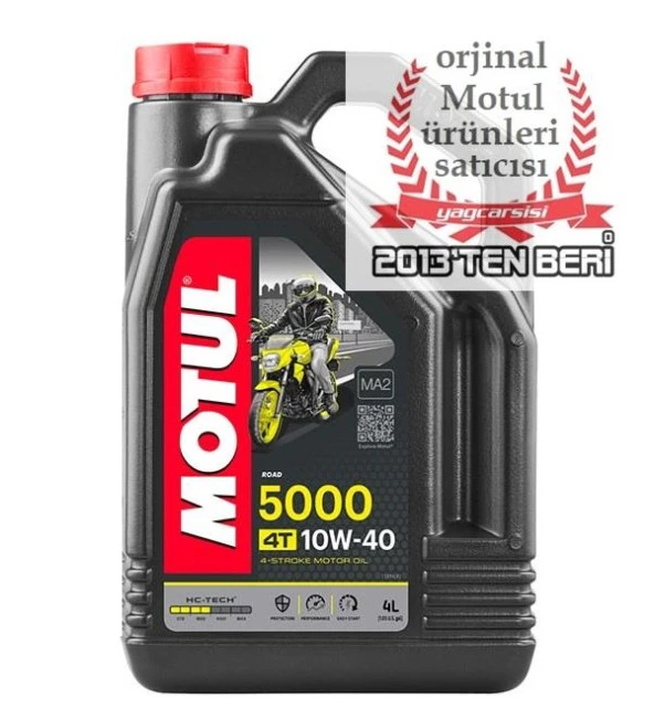 MOTUL 5000 4T 10W40 - 4 LİTRE ürün görseli 1