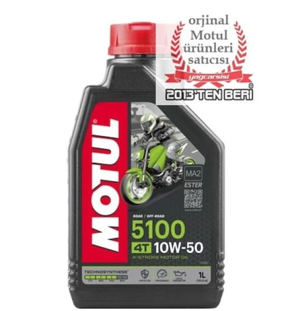 MOTUL 5100 4T 10W50 - 1 LİTRE