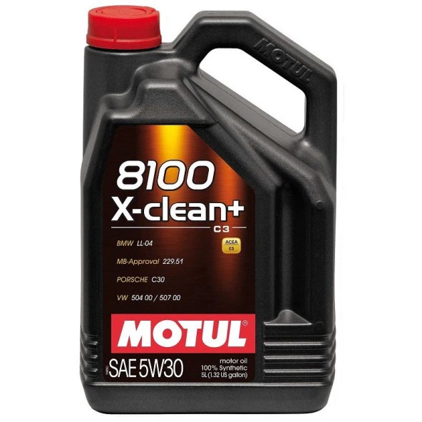 MOTUL 8100 X-CLEAN+ 5W30 - 5 LİTRE - Resim 2