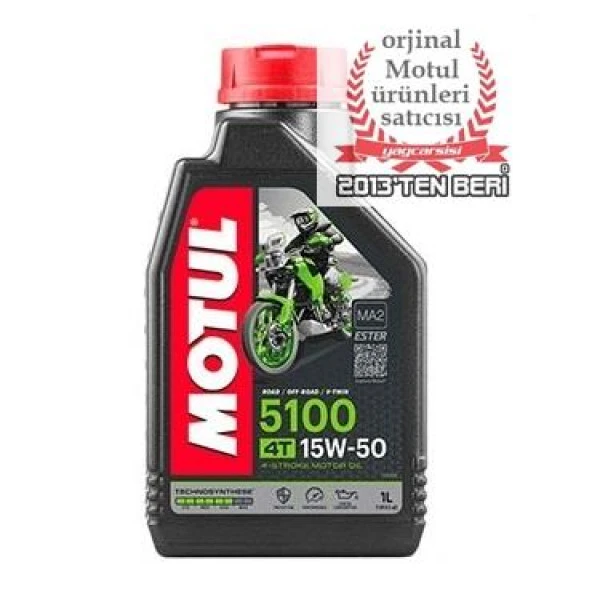 MOTUL 5100 4T 15W50 - 1 LİTRE