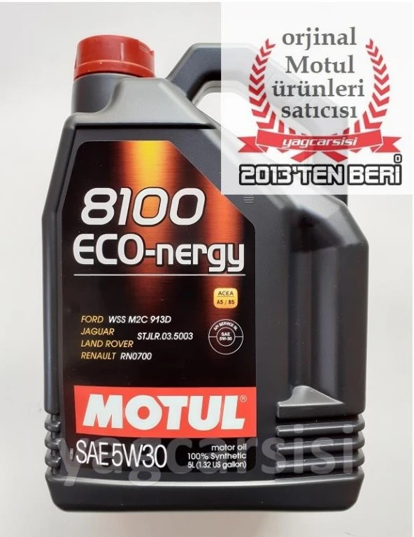 MOTUL 8100 ECO-NERGY 5W30 - 5 LİTRE