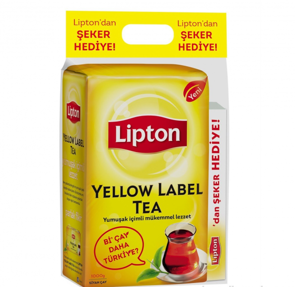Lipton Yellow 1kg Siyah Çay Şeker Hediyeli