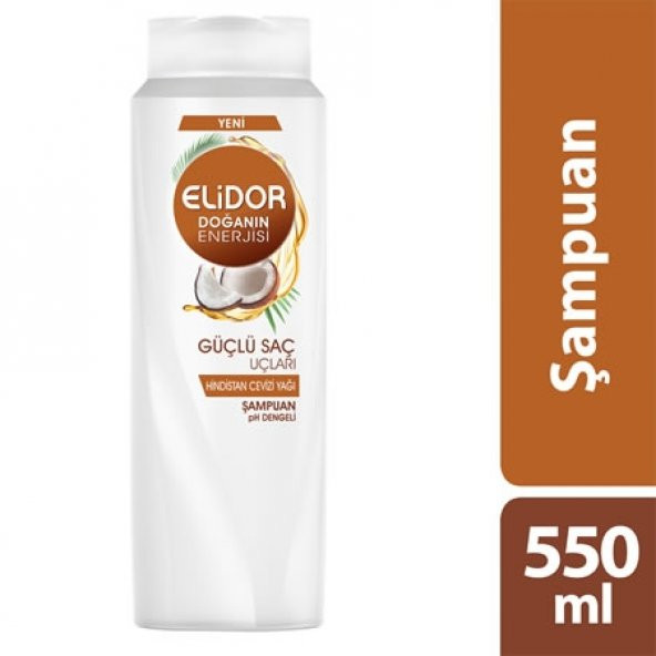 Elidor Şampuan 550ml Güçlü Saç Uçları