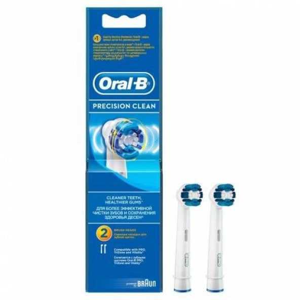 Oral-B Diş Fırçası Yedek Başlığı Precision Clean 2 Adet