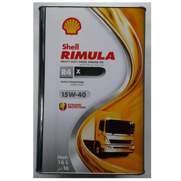 SHELL RİMULA R4 X 15W40 CI-4 TENEKE 18 LİTRE - 550063430