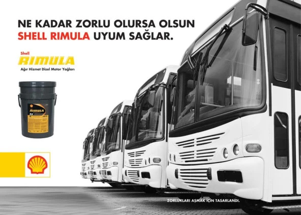 SHELL RİMULA R4 X 15W40 CI-4 TENEKE 18 LİTRE - 550063430 - 4