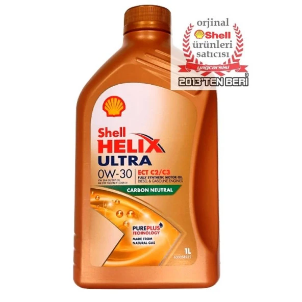 SHELL HELİX ULTRA ECT C2/C3 0W30 1 L-VW 504 00/507 00-MB 229.52