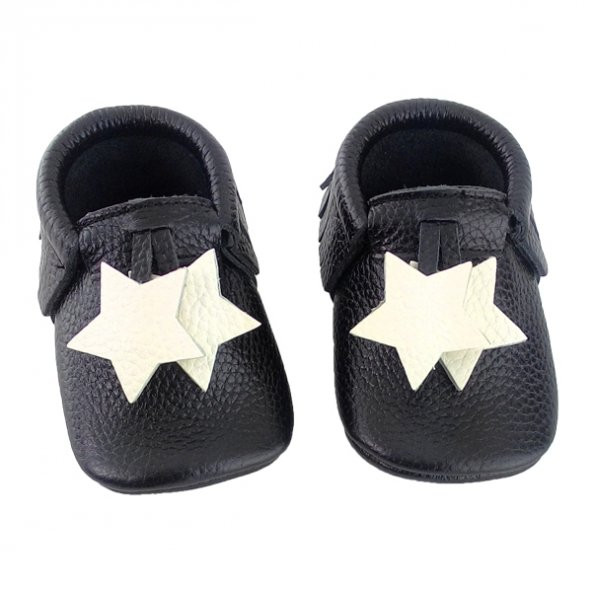 Yıldız Makosen Bebek Ayakkabı Siyah CV-210