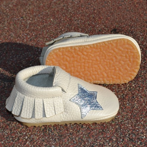 Yıldız Makosen Tabanlı Bebek Ayakkabı Bej CV-295