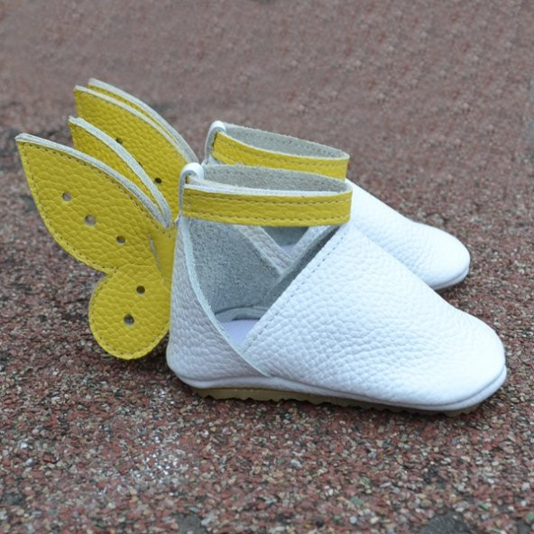Sindy Makosen Tabanlı Bebek Ayakkabı Beyaz CV-425