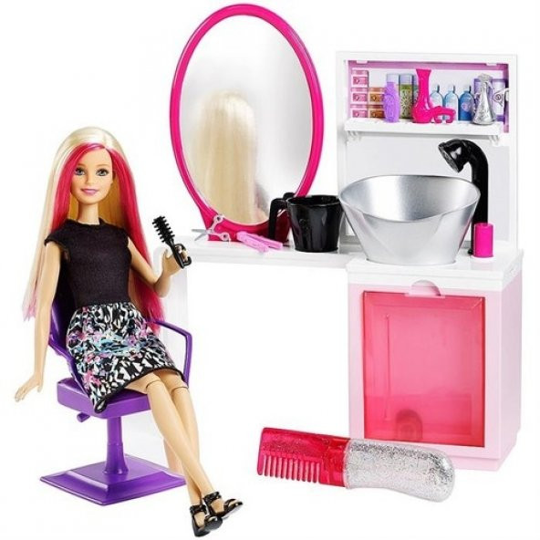 Barbie Kuaför Salonu Oyun Seti