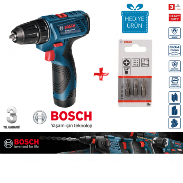 Bosch GSR 120-Lİ Akülü Vidalama