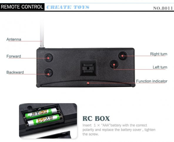 Mini Elektrikli Spor Golf RC Uzaktan Kumandalı Araba 4CH 27MHZ - 2