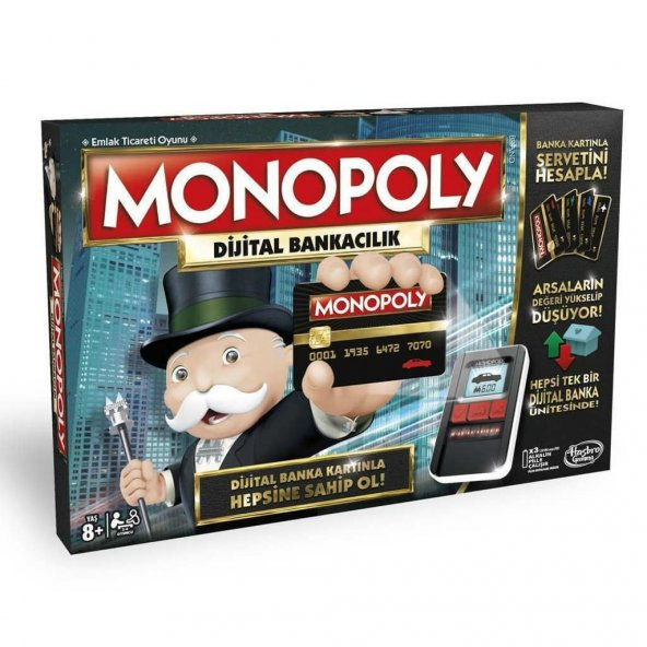 Hasbro Monopoly Dijital Bankacılık - Kredi Kartlı Monopoly