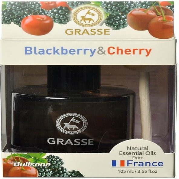 Bullsone Diffuser Araç Kokusu 105ml (Blackberry & Cherry)